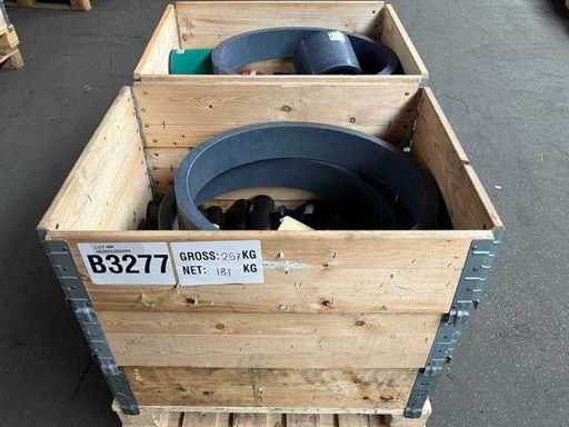 SKF - Partij kunststof ringen 181KG