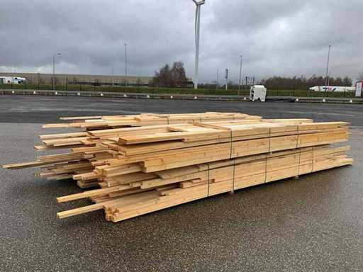 +/- 8m3 bois de construction variés