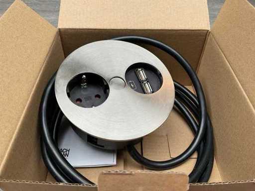 Bachmann inbouw stopcontact en usb