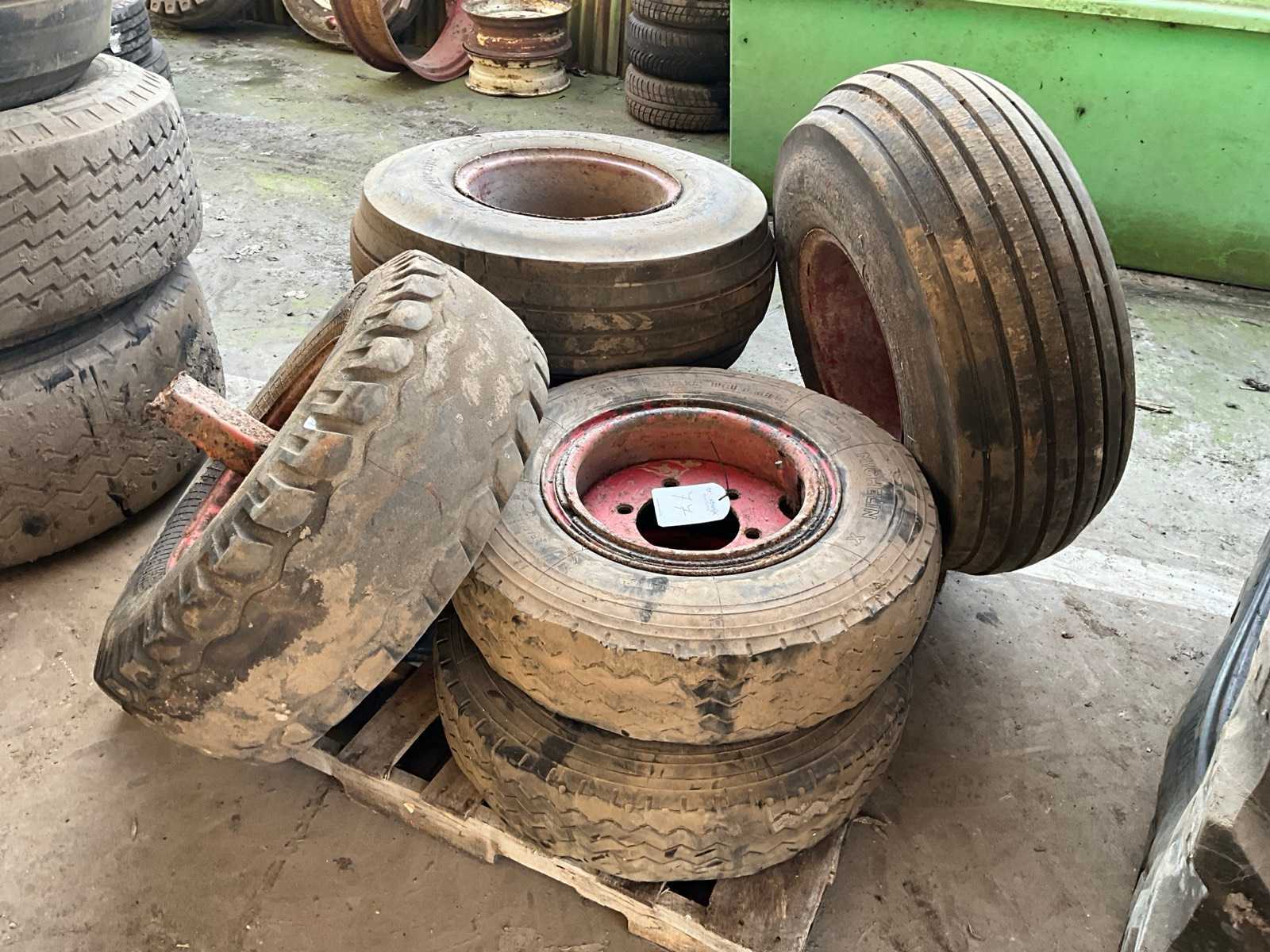 Various tires with rim