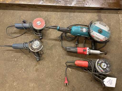   Lots of electric hand grinders
