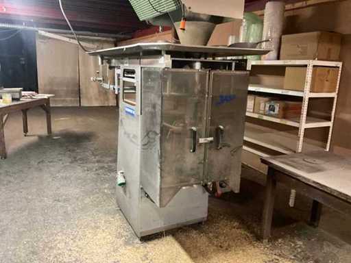 Diverses stations de sachage EDC (3x) avec machine à remplir des sacs JASA 250