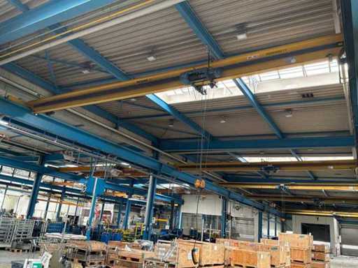 1999 DEMAG 5 T0 VERRICELLO A FUNE METALLICA EKDH 212 H16 Gru aerea