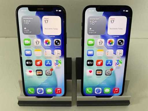 Apple iPhone 12 - 64GB - Negru (2x)