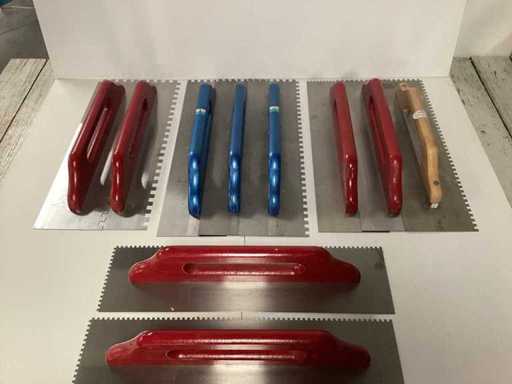 Glue trowels unused (10x)