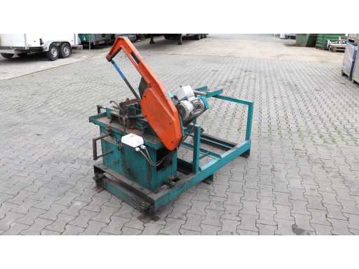   Metal hacksaw with roller conveyor

