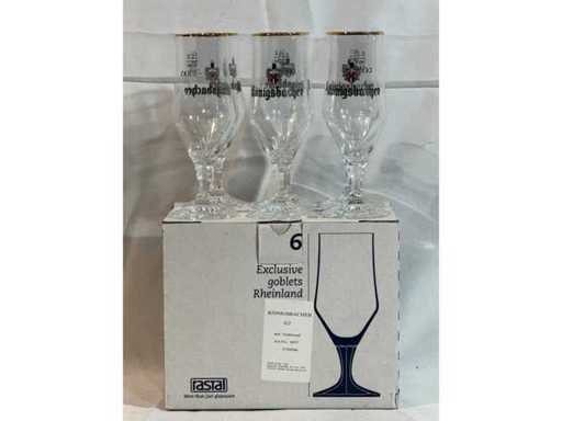 Königbacher Bierglazen (6x)
