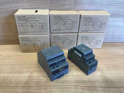 Mean Well DIN rail voeding / contactdoos (10x)