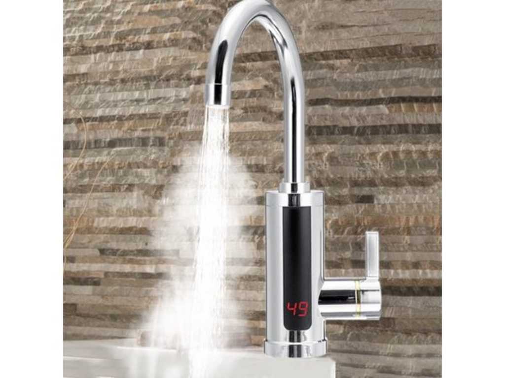 2 Hot water tap - 230 Volt - With display - Boiling water