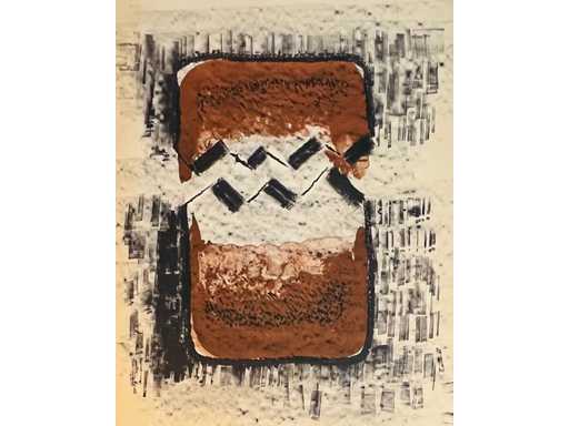 Pablo Serrano - colour screen printing