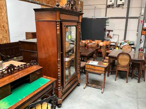 Antique Wardrobe + Sewing Cabinet