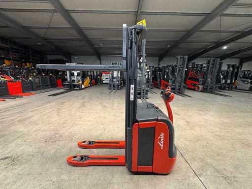 Servicio 2013 + UVV 06/2027 Linde L16i 1.600 kg Dúplex 284 cm Apilador de Transpaletos 3.250 horas