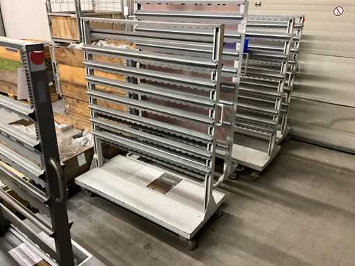 Transportkar voor magazijnbakken