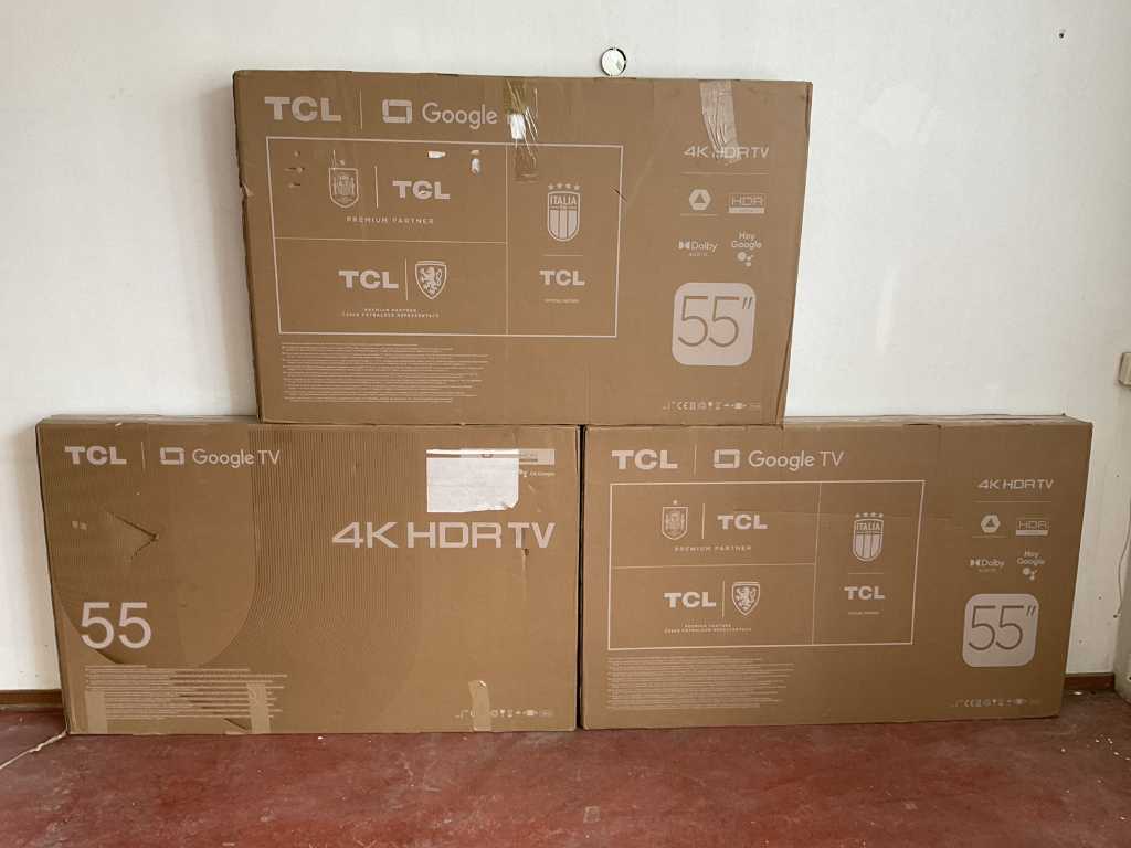 Téléviseur TCL 55 pouces (3x)