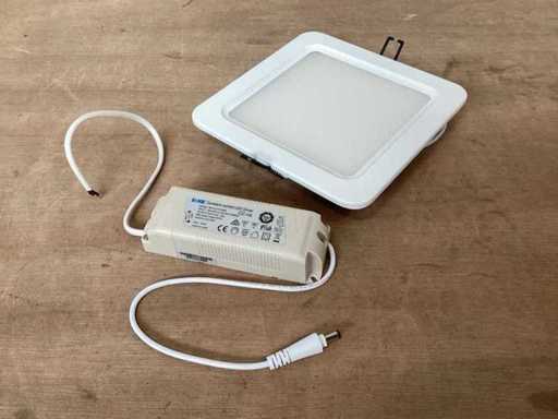 Panou LED încastrat Brighton, 18x18 cm, 17 wați (13x)