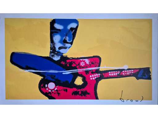 Zeefdruk Herman Brood