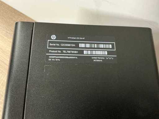 Desktop - HP - HP ProDesk 400 G6 MT