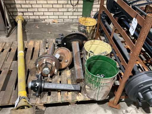 Achsstümpfe und Bremshebel