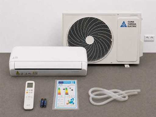 Climatiseur divisé 3,5 kW - wifi - 12 000 BTU - jusqu’à 35 m² (2x)  