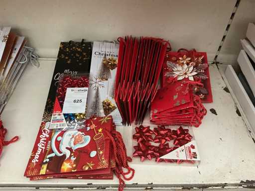 Party Weihnachten, Tragetaschen+Dekoration.