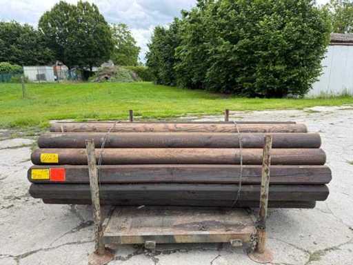 Palenboer - Tuinpalen vlakke strook zonder punt (39x)
