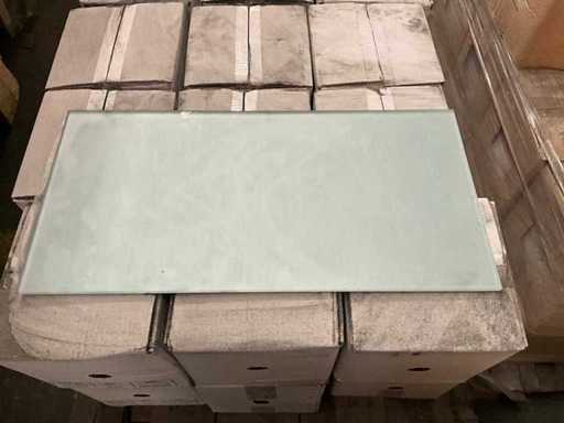 Piastrelle in vetro con finitura opaca in cristal