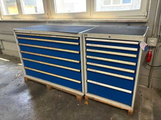 PFEIFFER Lot Workshop drawer cabinets without contents