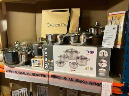 9 piece cooking pot set Elo