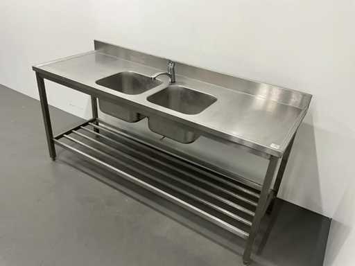 Évier avec crévette