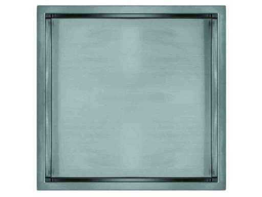 Qisani - Flow - Inbouwnis enkel - RVS