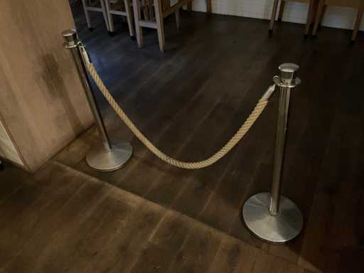 Afzetpaal met koord (2x)