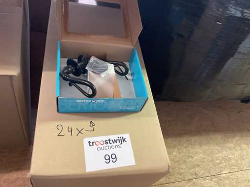 24 rustieke zwarte deurklinken