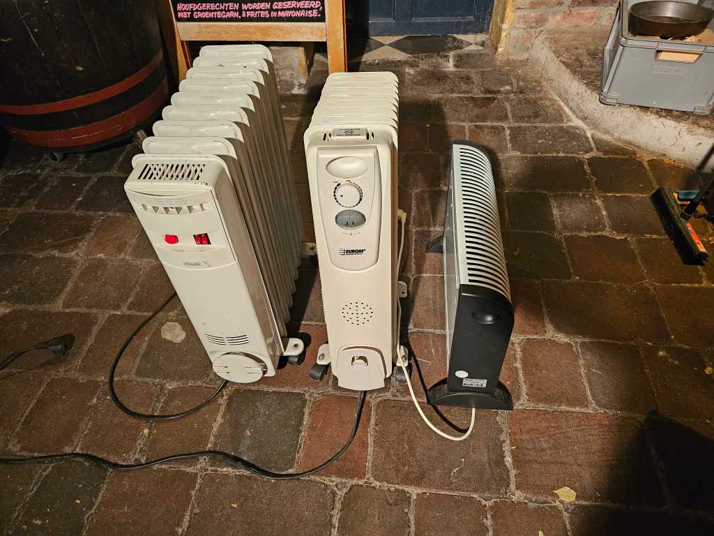 Electric heater (3x)