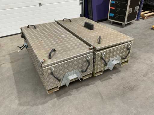 Aluminium gereedschapkoffer (2x)