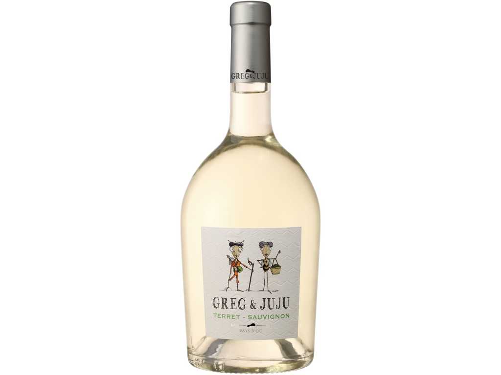 Greg en Juju Terret Sauvignon blanc - Vin Pays D'OC - Witte wijn (84x)