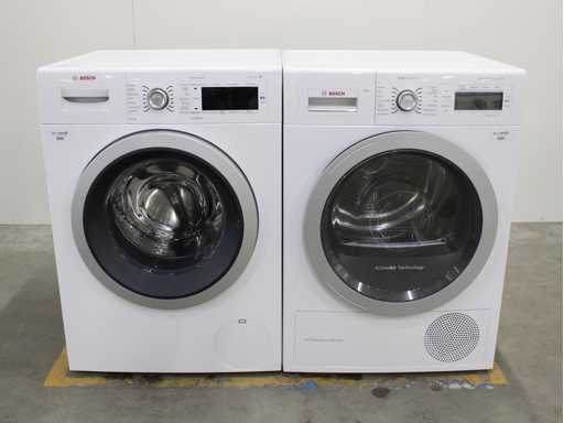 Bosch Serie|8 VarioPerfect Wasmachine & Bosch HomeProfessional SelfCleaning Condenser Wasdroger