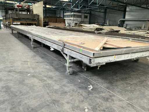 Mobiler Metallarbeitstisch