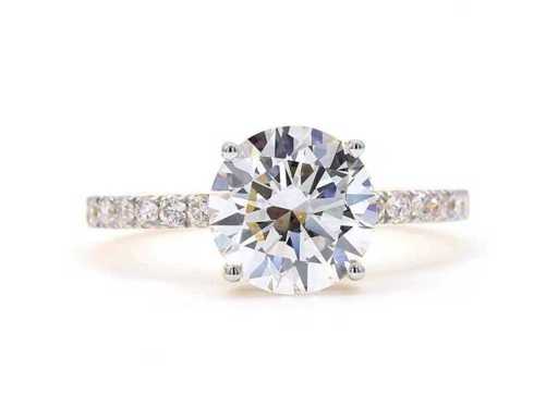 18-Karat-Gelbgoldring mit 2,32 Karat. Diamant