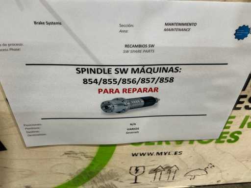 Frezarki SW wrzecionowe 854/855/856/857/858 do naprawy