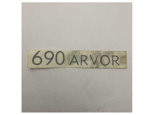 Quicksilver Arvor 690 side mount original logo decal - 155069-01