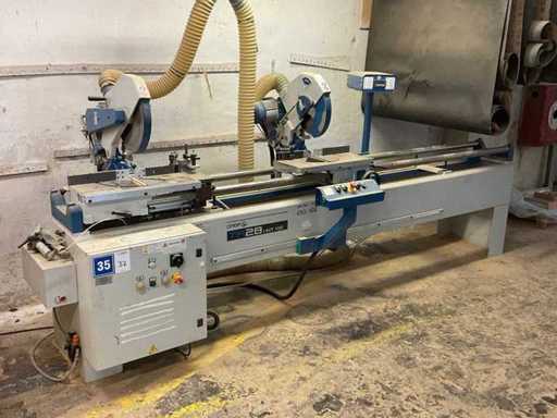 2014 OMGA TR2B CE 2800 Dubbele verstekzaagmachine