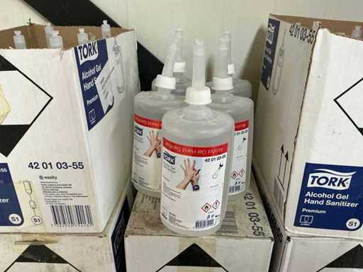 Partij Tork alchohol gel hand sanitizer premium 1000ml (89x)