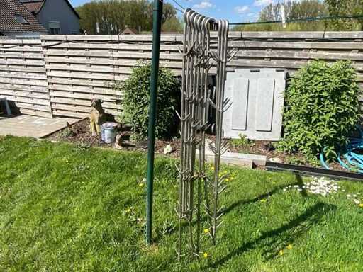 10 stainless steel meat hooks