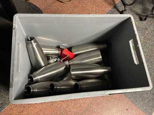 Whipped Cream Spray Can Stainless Steel (10x)