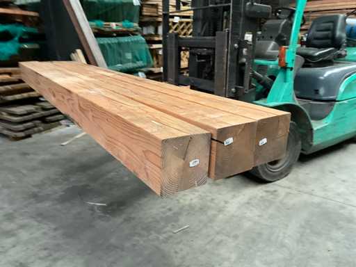 Douglas planed garden post 300x20x20 cm (3x)