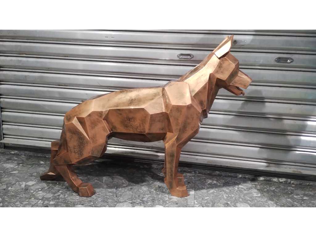 Loup en origami