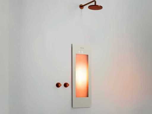 Sunshower one small built-in 33x95 cm Sand white