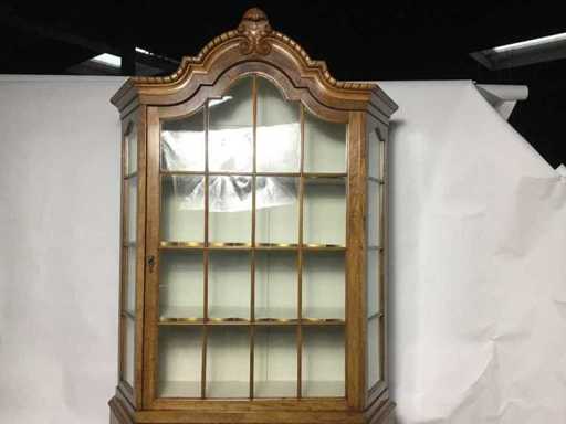 Antykwariczny holenderski szaf porcelany