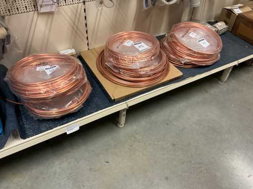 Série de tuyaux en cuivre