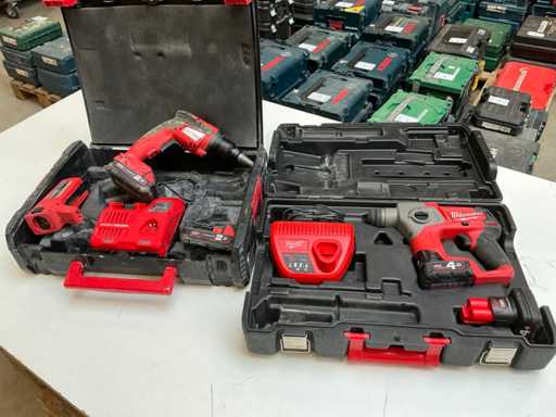 Milwaukee-Batteriewerkzeug (2x)